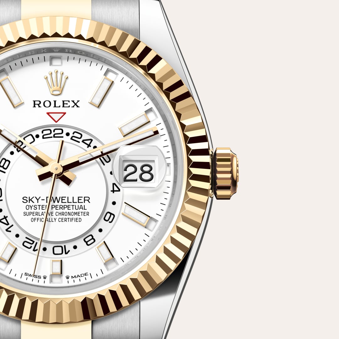 Rolex Sky-Dweller in Yellow Rolesor - combination of Oystersteel and yellow gold, M336933-0005 - Lenox Jewelers