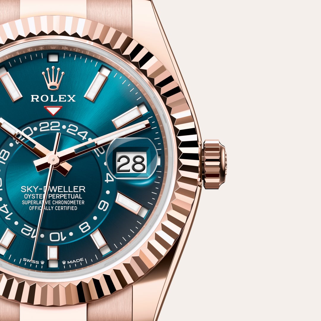 Rolex Sky-Dweller in 18 kt Everose gold, M336935-0001 - Little Switzerland