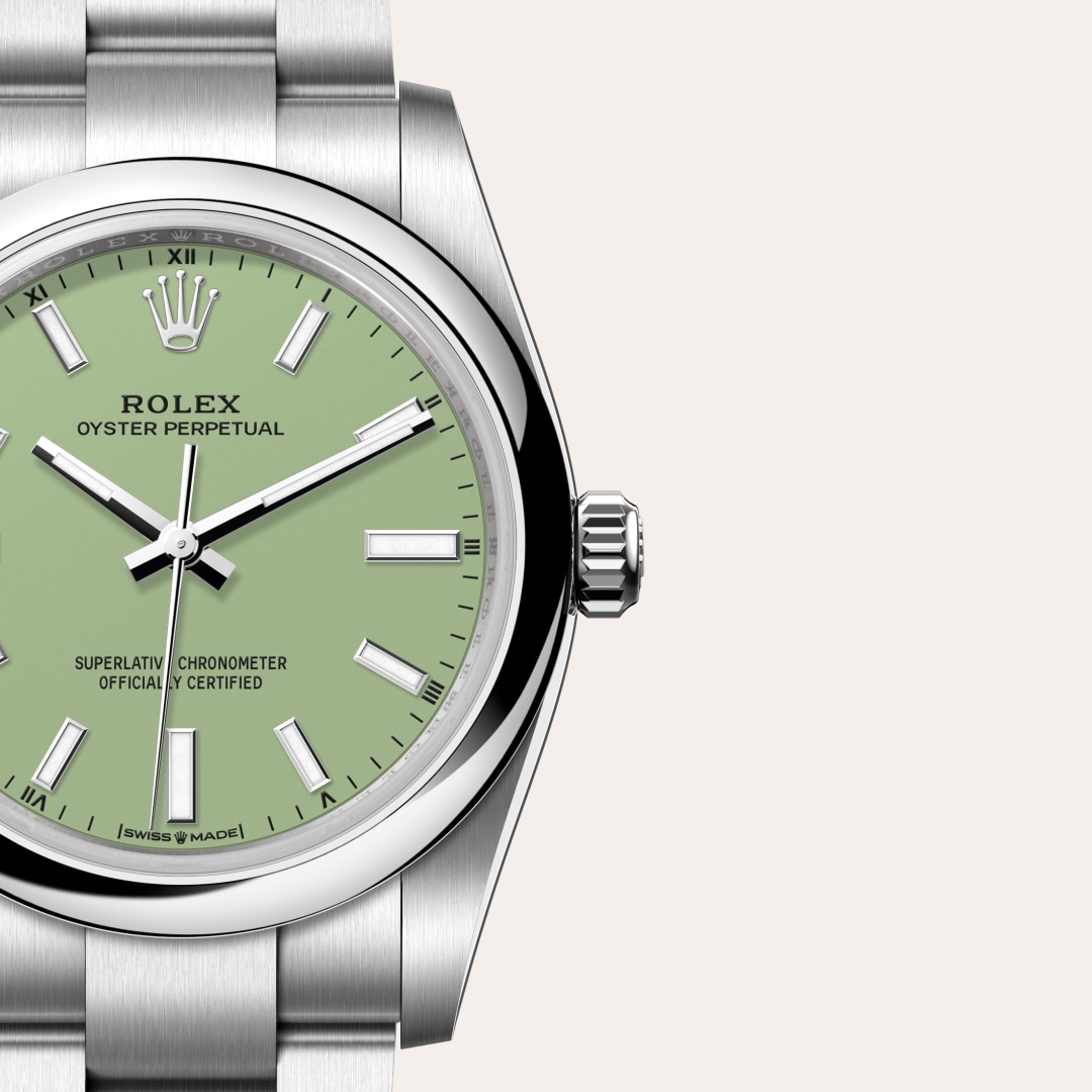 Rolex Oyster Perpetual in Oystersteel, M124200-0006 - Little Switzerland