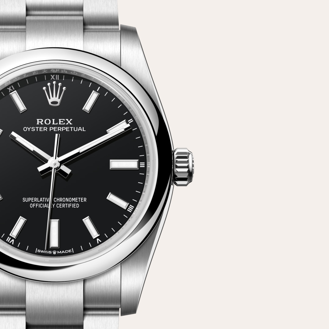 Rolex Oyster Perpetual in Oystersteel, M124200-0010 - Little Switzerland