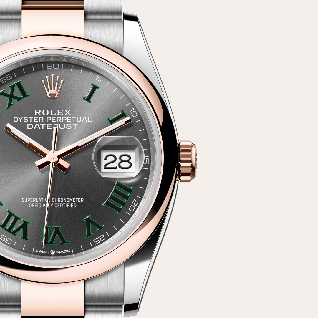 Rolex Datejust in Everose Rolesor - combination of Oystersteel and Everose gold, M126201-0030 - Walters & Hogsett