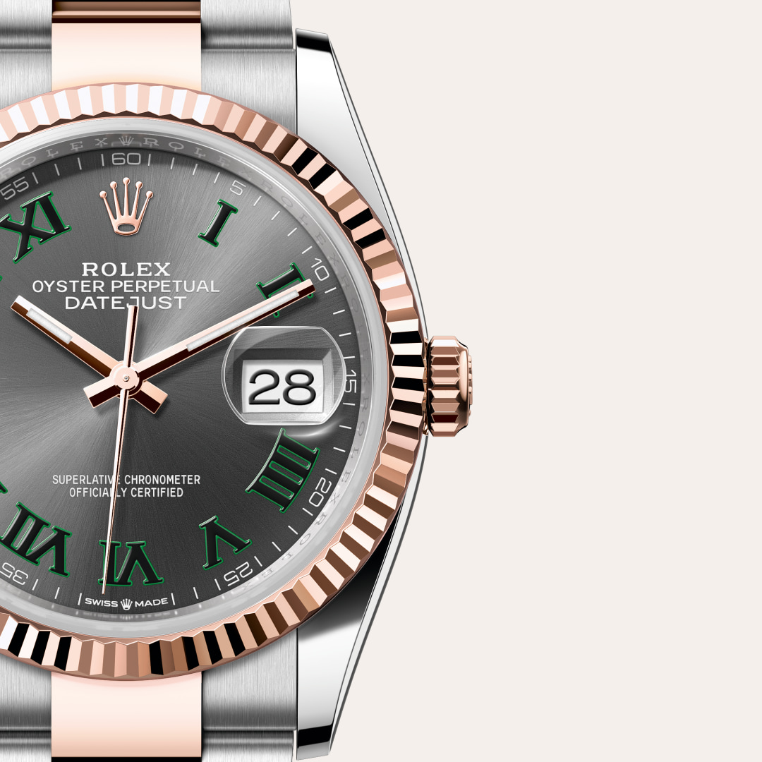 Rolex Datejust in Everose Rolesor - combination of Oystersteel and Everose gold, M126231-0030 - Meierotto Jewelers