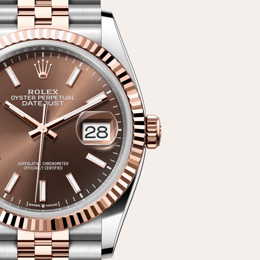 Rolex Datejust in Everose Rolesor - combination of Oystersteel and Everose gold, M126231-0043 - Meierotto Jewelers