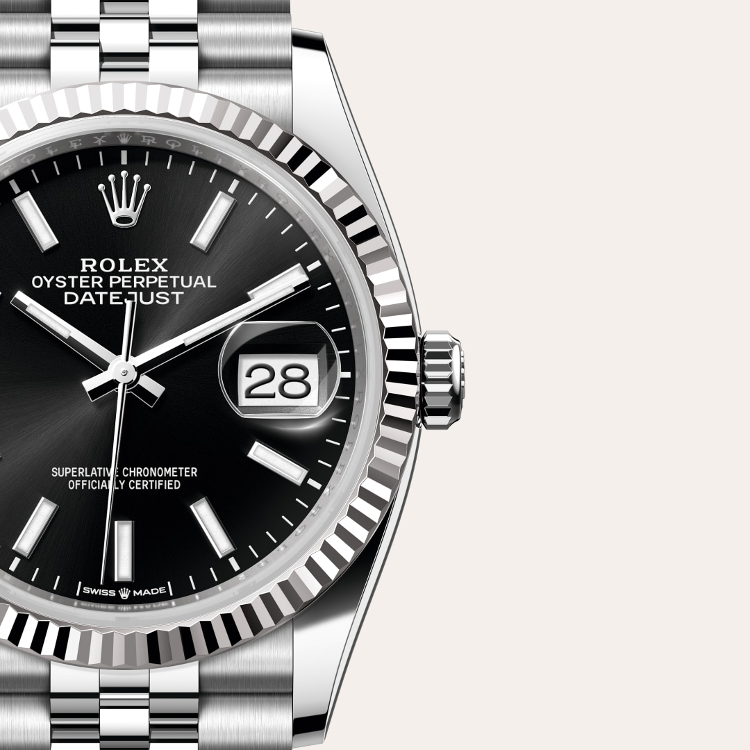 Rolex Datejust in White Rolesor - combination of Oystersteel and white gold, M126234-0015 - Richter & Phillips