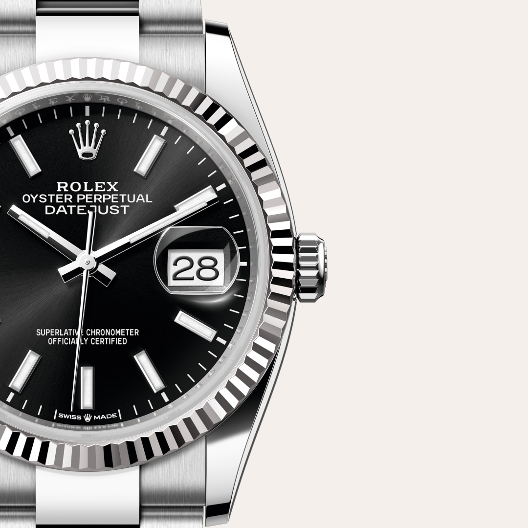 Rolex Datejust in White Rolesor - combination of Oystersteel and white gold, M126234-0016 - Richter & Phillips