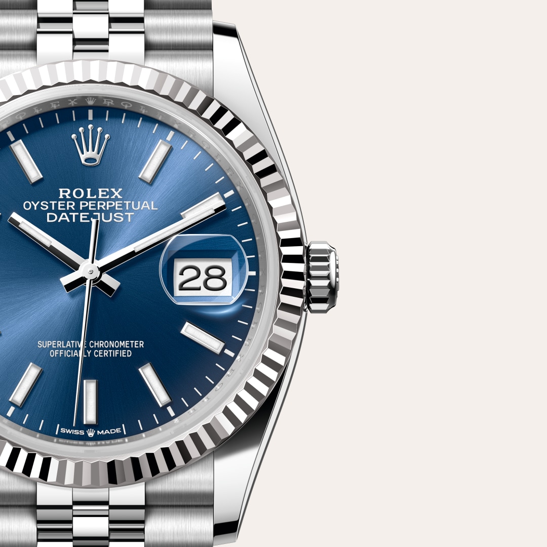 Rolex Datejust in White Rolesor - combination of Oystersteel and white gold, M126234-0017 - Richter & Phillips