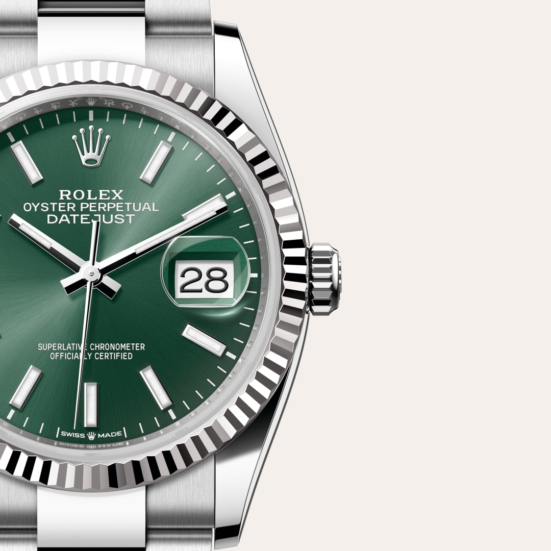 Rolex Datejust in White Rolesor - combination of Oystersteel and white gold, M126234-0052 - Richter & Phillips
