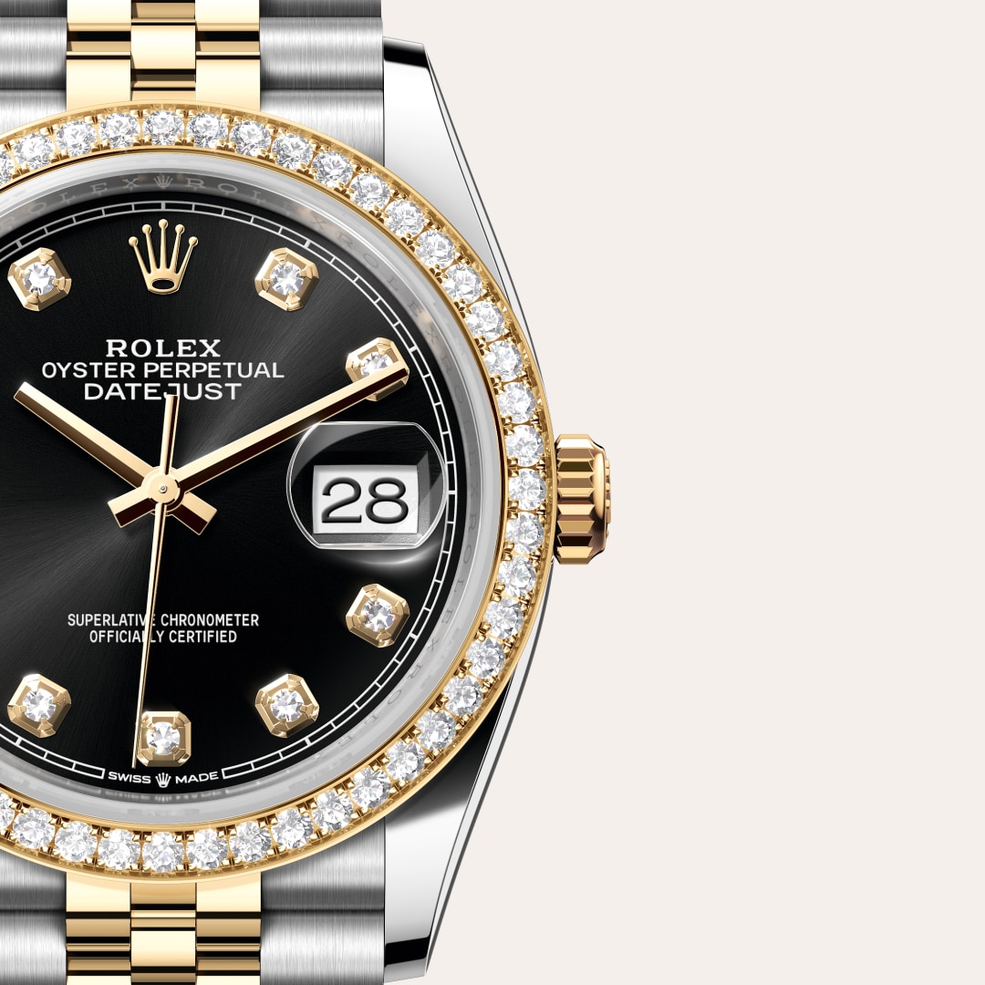 Rolex Datejust in Yellow Rolesor - combination of Oystersteel and yellow gold, M126283RBR-0007 - Meierotto Jewelers