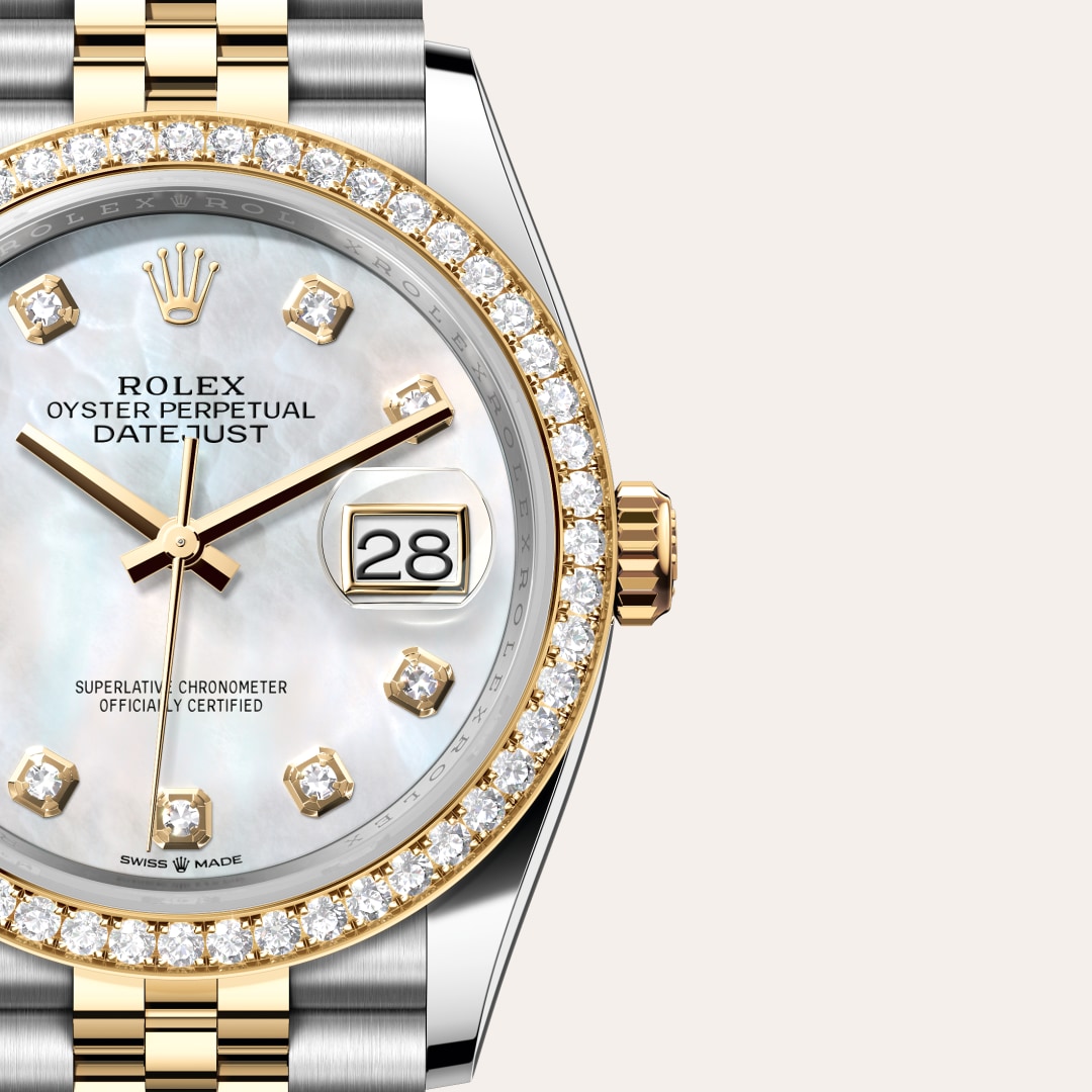 Rolex Datejust in Yellow Rolesor - combination of Oystersteel and yellow gold, M126283RBR-0009 - Meierotto Jewelers