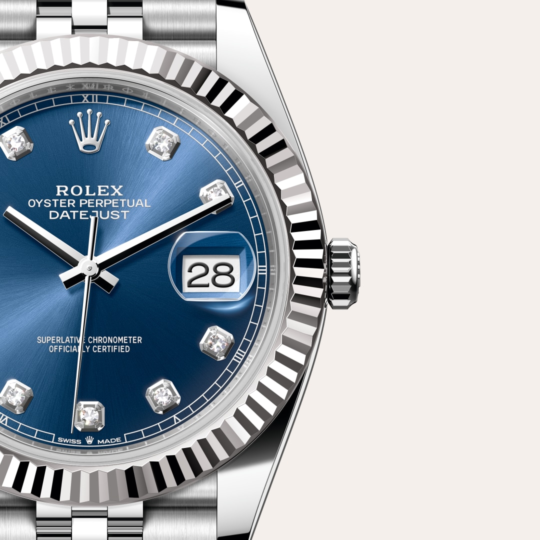 Rolex Datejust in White Rolesor - combination of Oystersteel and white gold, M126334-0016 - Richter & Phillips