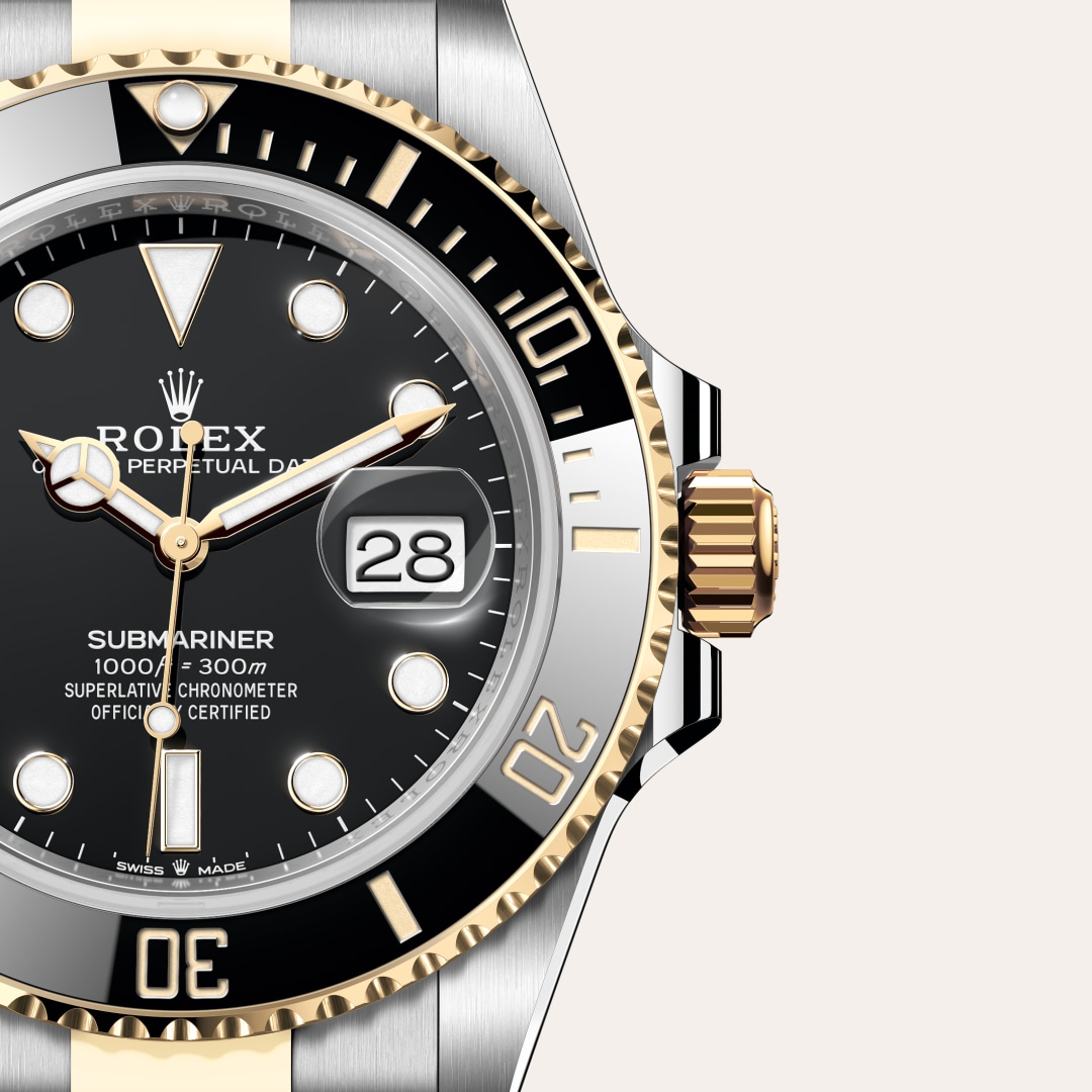 Rolex Submariner in Yellow Rolesor - combination of Oystersteel and yellow gold, M126613LN-0002 - Blakemans Jewelry