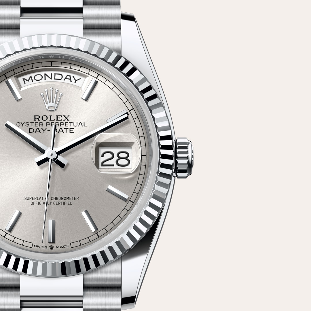 Rolex Day-Date in Platinum, M128236-0001 - Meierotto Jewelers