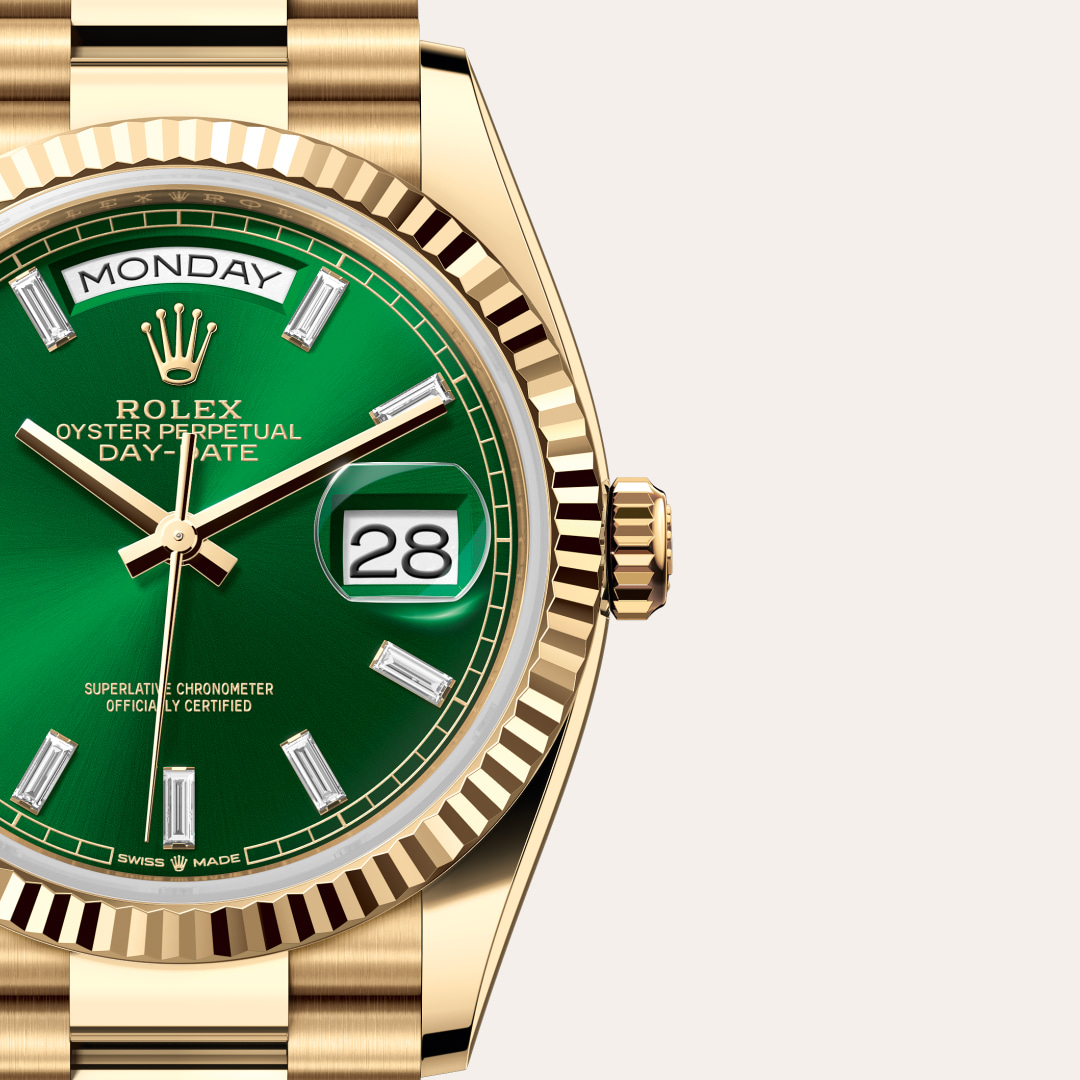Rolex Day-Date in 18 kt yellow gold, M128238-0130 - Orrs Jewelers