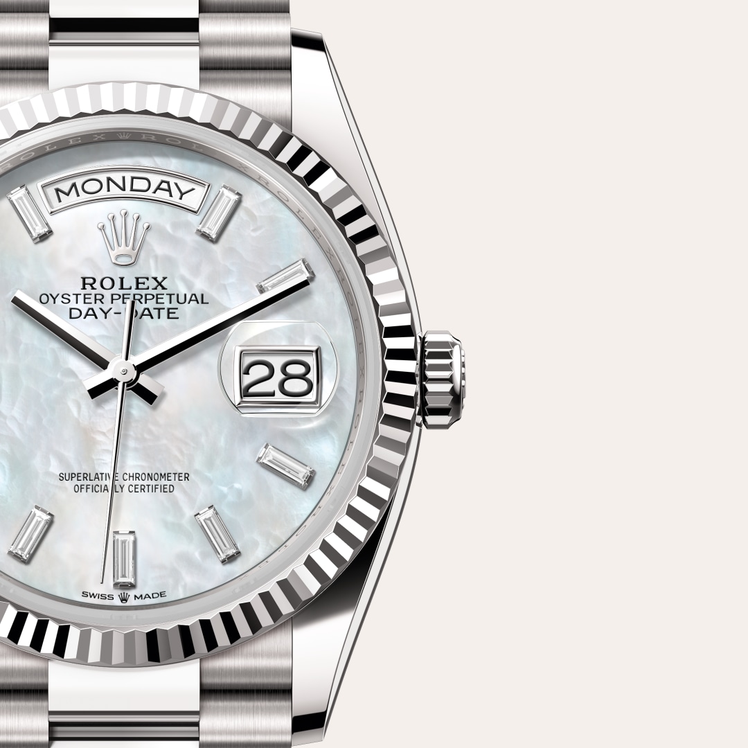 Rolex Day-Date in 18 kt white gold, M128239-0065 - Richter & Phillips
