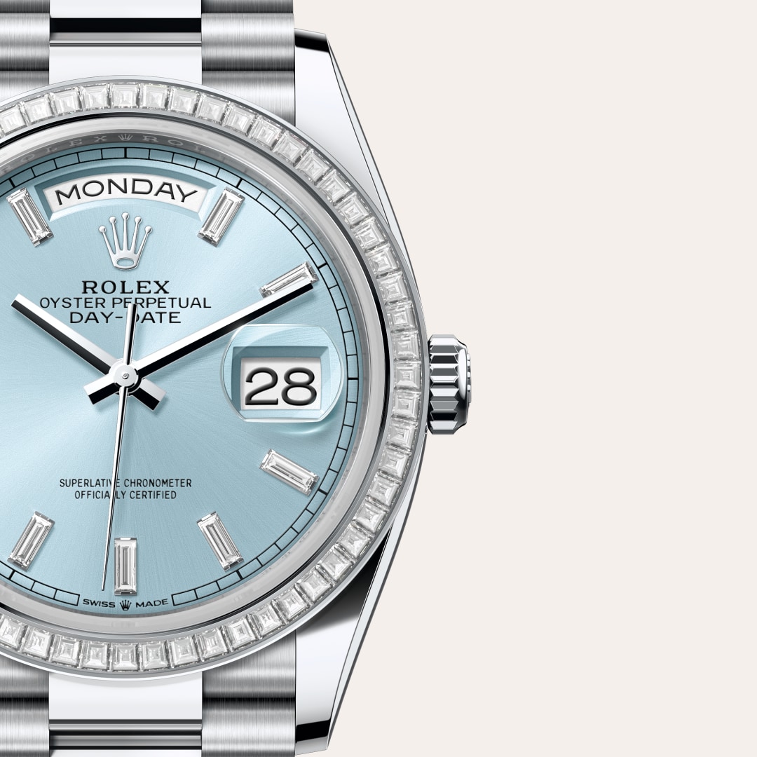 Rolex Day-Date in Platinum, M128396TBR-0003 - Orrs Jewelers