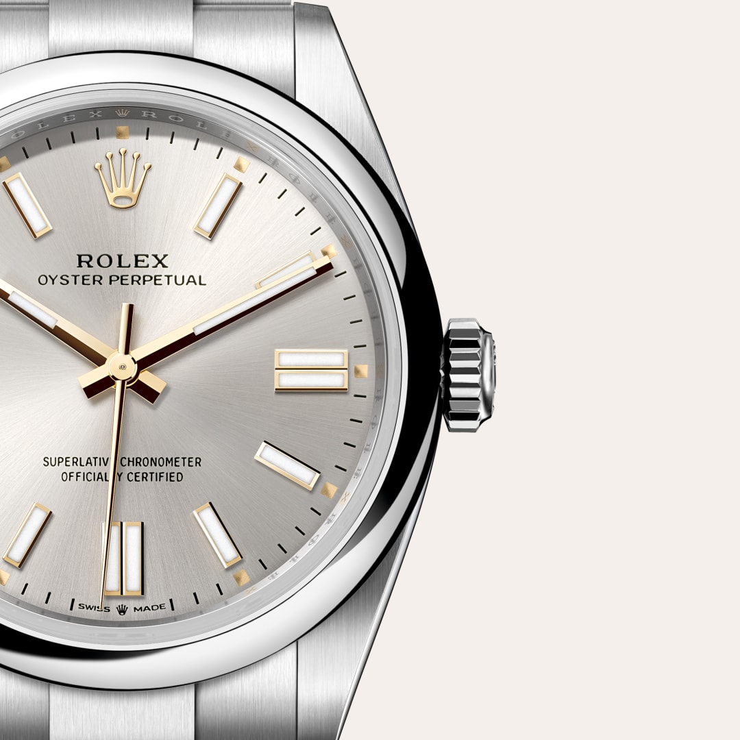 Rolex Oyster Perpetual in Oystersteel, M134300-0001 - Walters & Hogsett