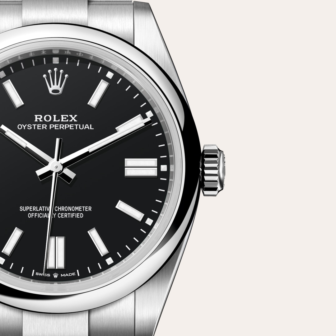 Rolex Oyster Perpetual in Oystersteel, M134300-0008 - Little Switzerland