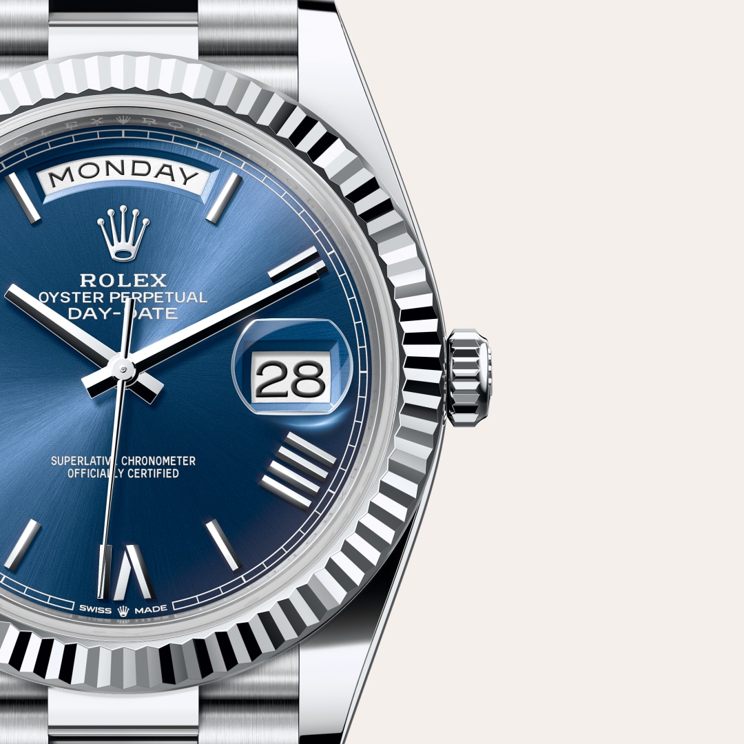 Rolex Day-Date in Platinum, M228236-0007 - Lenox Jewelers