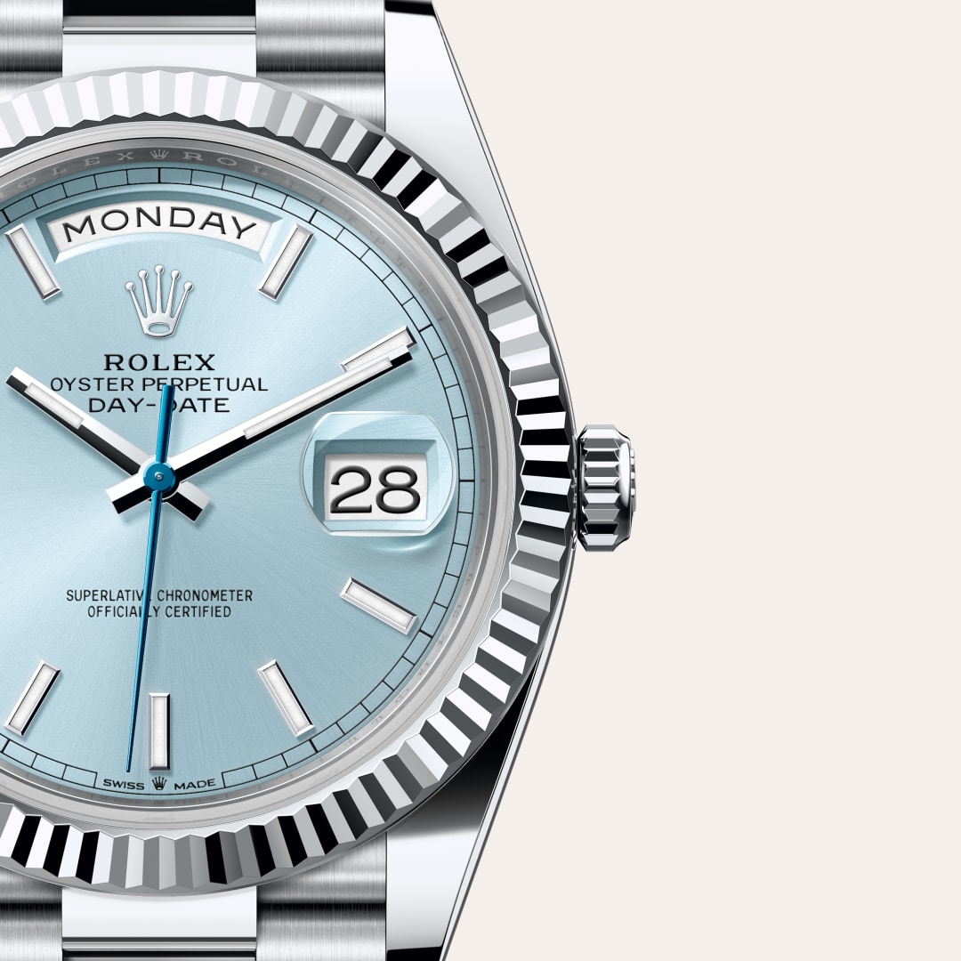 Rolex Day-Date in Platinum, M228236-0018 - Meierotto Jewelers