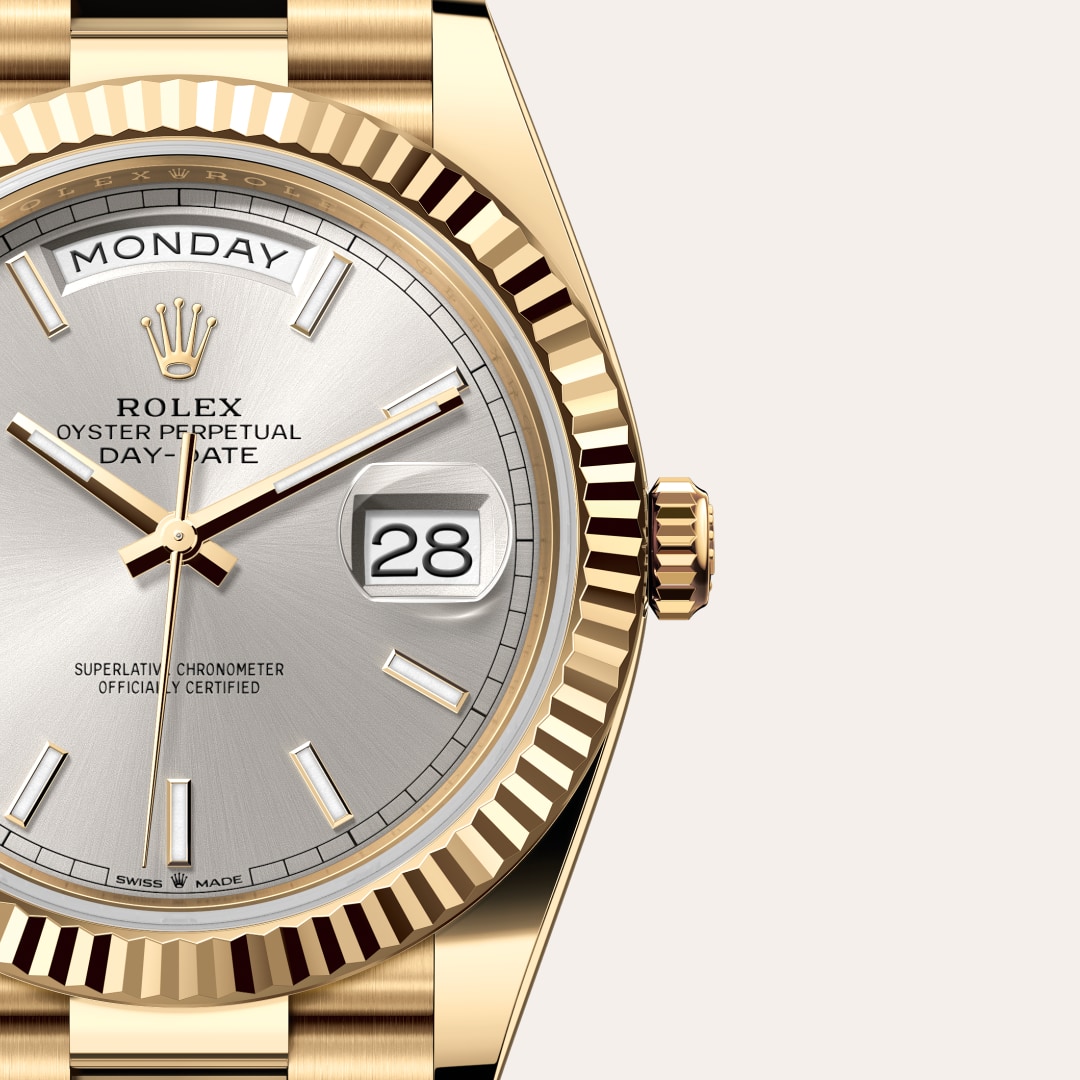 Rolex Day-Date in 18 kt yellow gold, M228238-0066 - Clarkson Jewelers