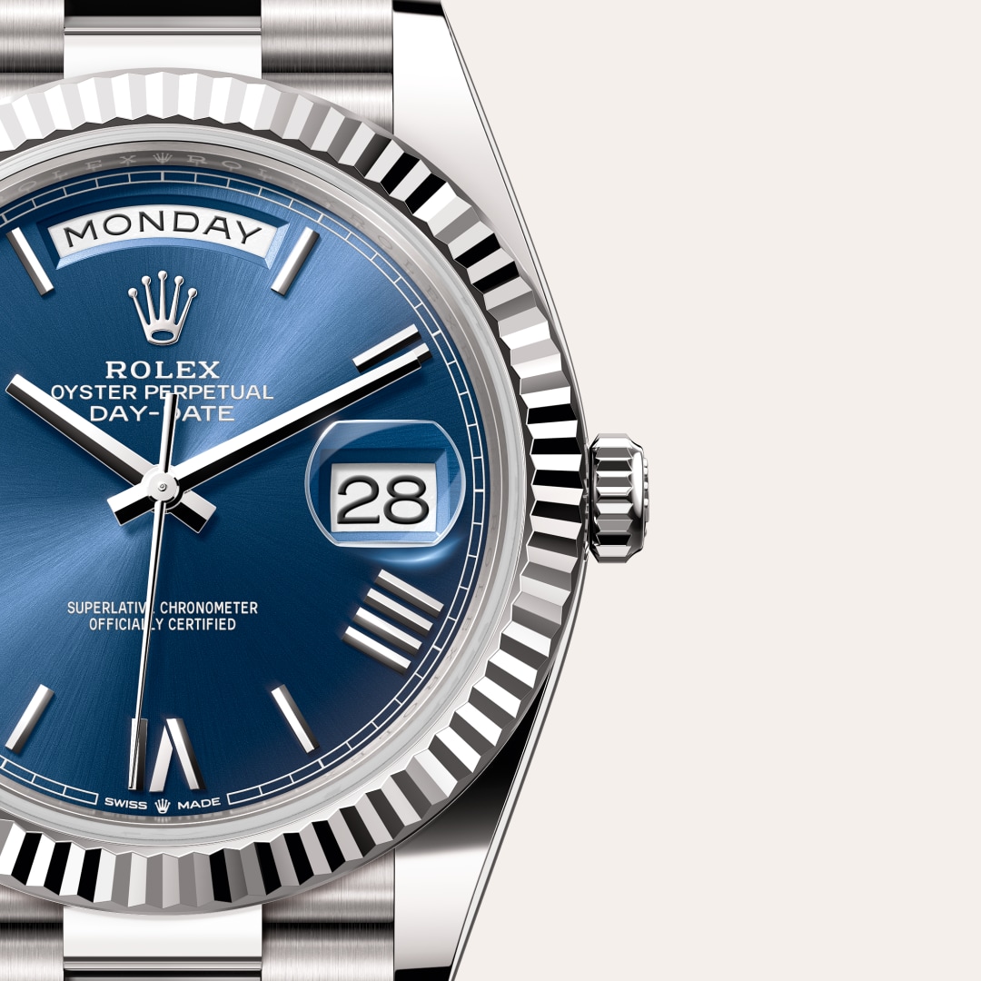 Rolex Day-Date in 18 kt white gold, M228239-0007 - Walters & Hogsett