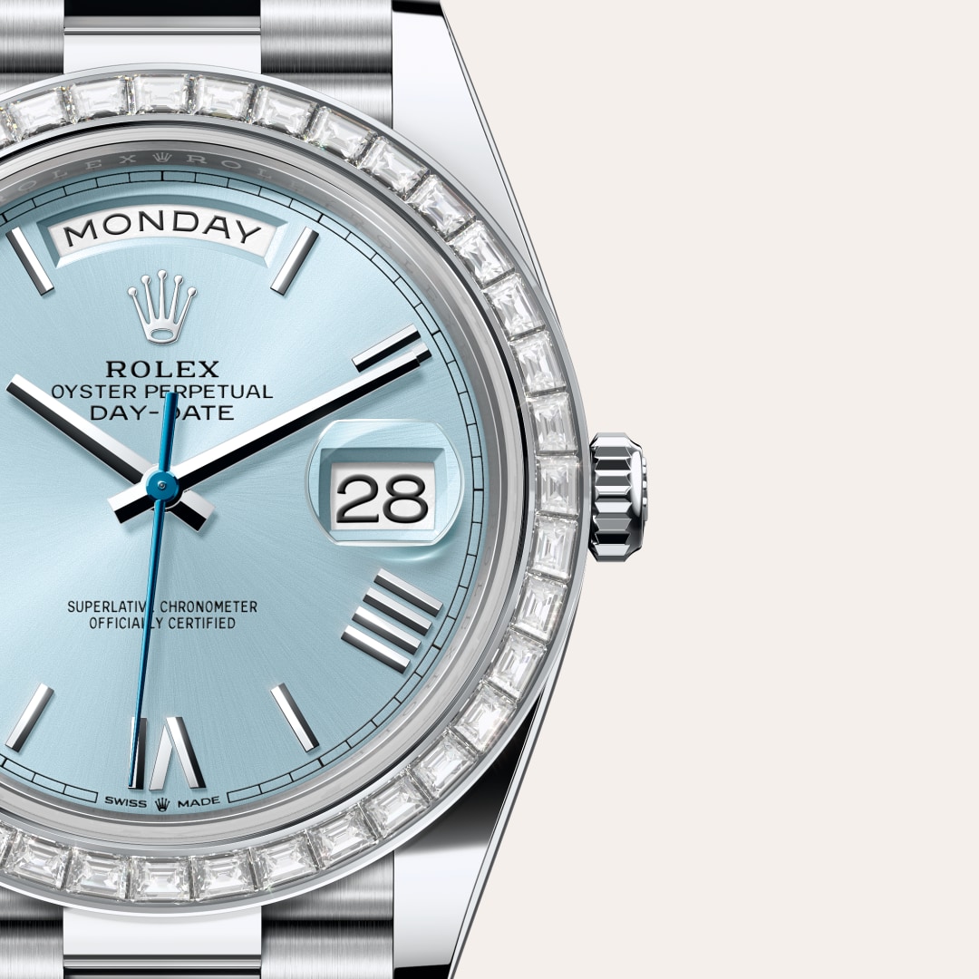 Rolex Day-Date in Platinum, M228396TBR-0030 - Schiffman's Jewelers