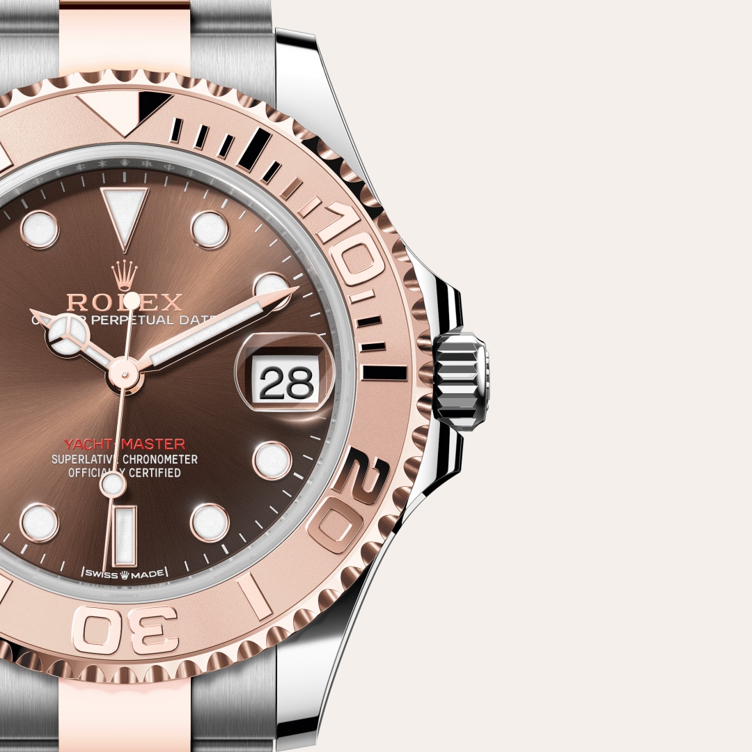 Rolex Yacht-Master in Everose Rolesor - combination of Oystersteel and Everose gold, M268621-0003 - Blakemans Jewelry