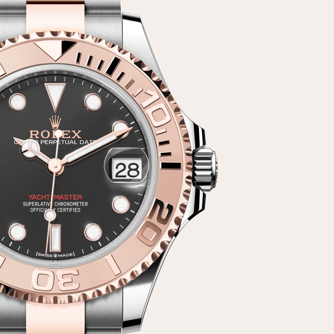 Rolex Yacht-Master in Everose Rolesor - combination of Oystersteel and Everose gold, M268621-0004 - Walters & Hogsett