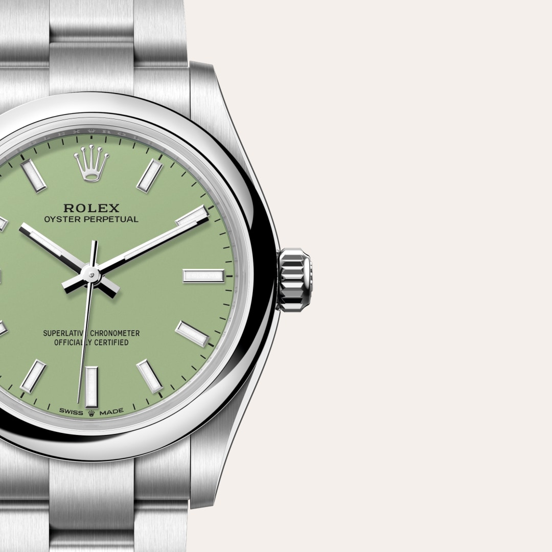 Rolex Oyster Perpetual in Oystersteel, M277200-0012 - Walters & Hogsett