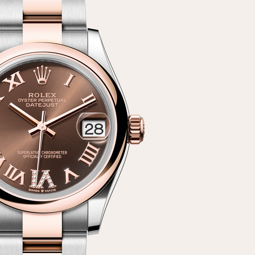 Rolex Datejust in Everose Rolesor - combination of Oystersteel and Everose gold, M278241-0003 - Richter & Phillips