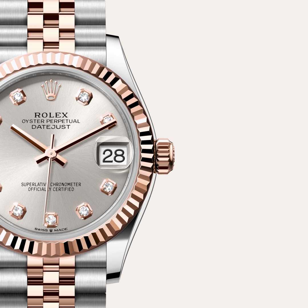 Rolex Datejust in Everose Rolesor - combination of Oystersteel and Everose gold, M278271-0016 - Blakemans Jewelry