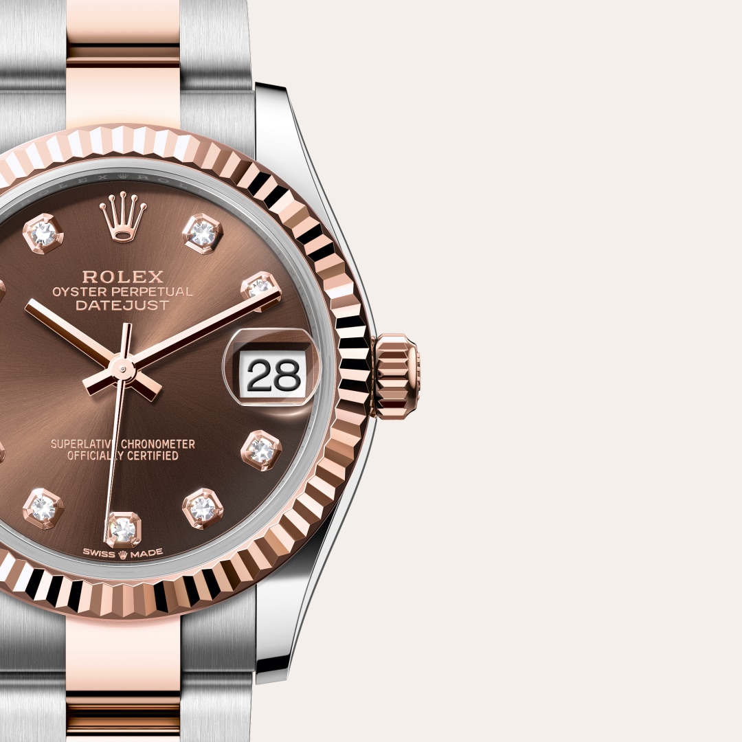 Rolex Datejust in Everose Rolesor - combination of Oystersteel and Everose gold, M278271-0027 - Blakemans Jewelry
