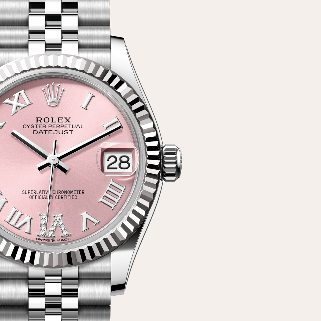 Rolex Datejust in White Rolesor - combination of Oystersteel and white gold, M278274-0024 - Orrs Jewelers