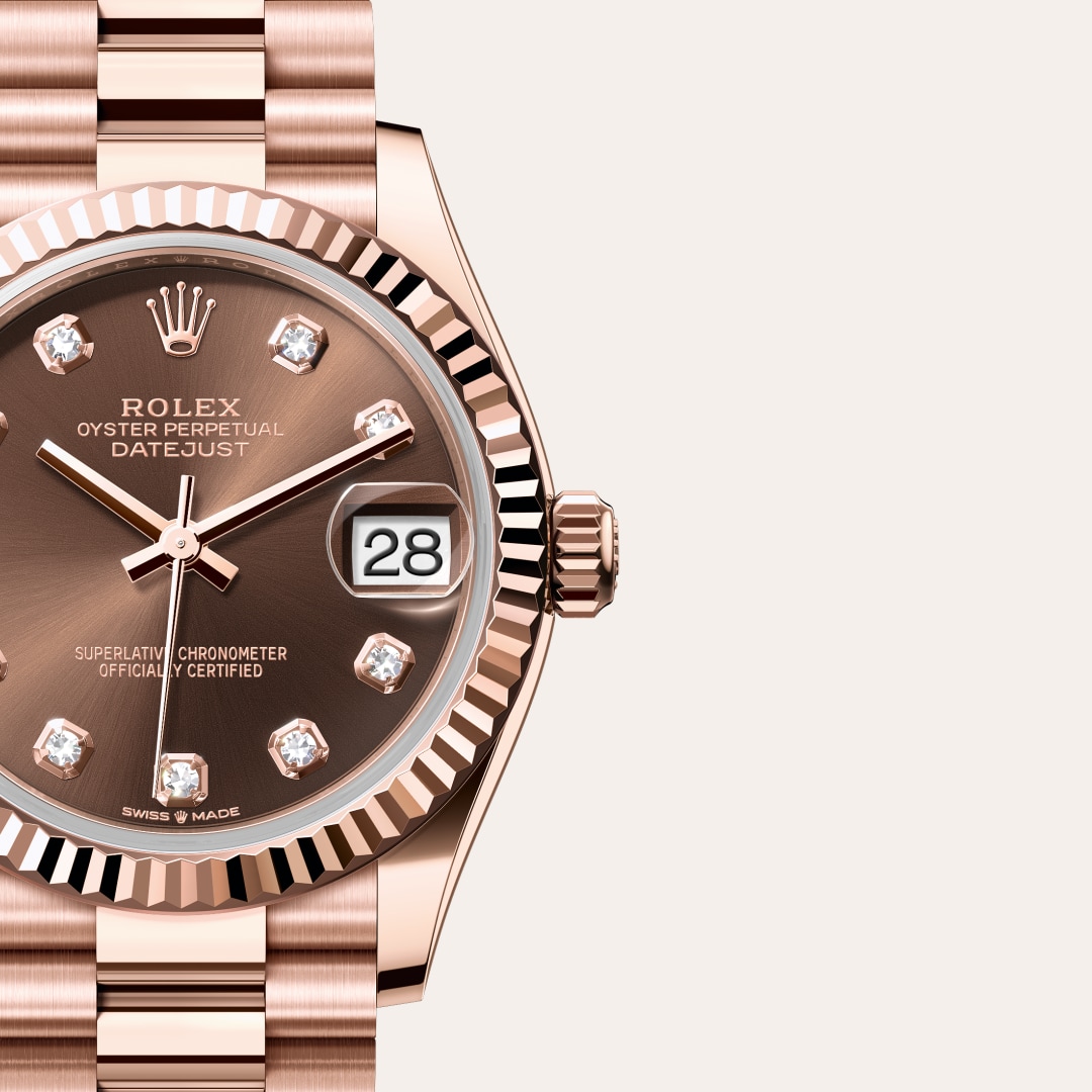 Rolex Datejust in 18 kt Everose gold, M278275-0010 - Clarkson Jewelers