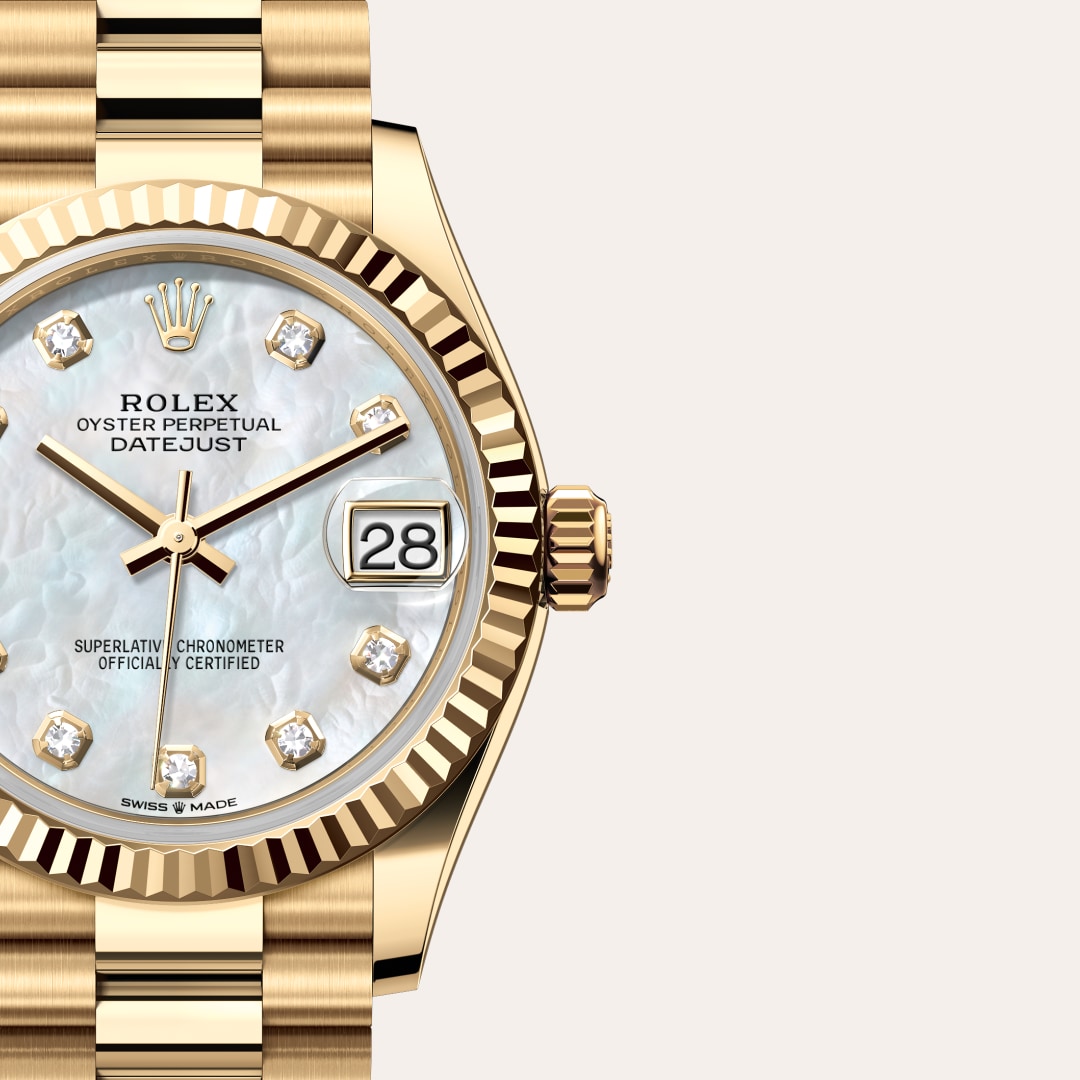 Rolex Datejust in 18 kt yellow gold, M278278-0010 - Orrs Jewelers