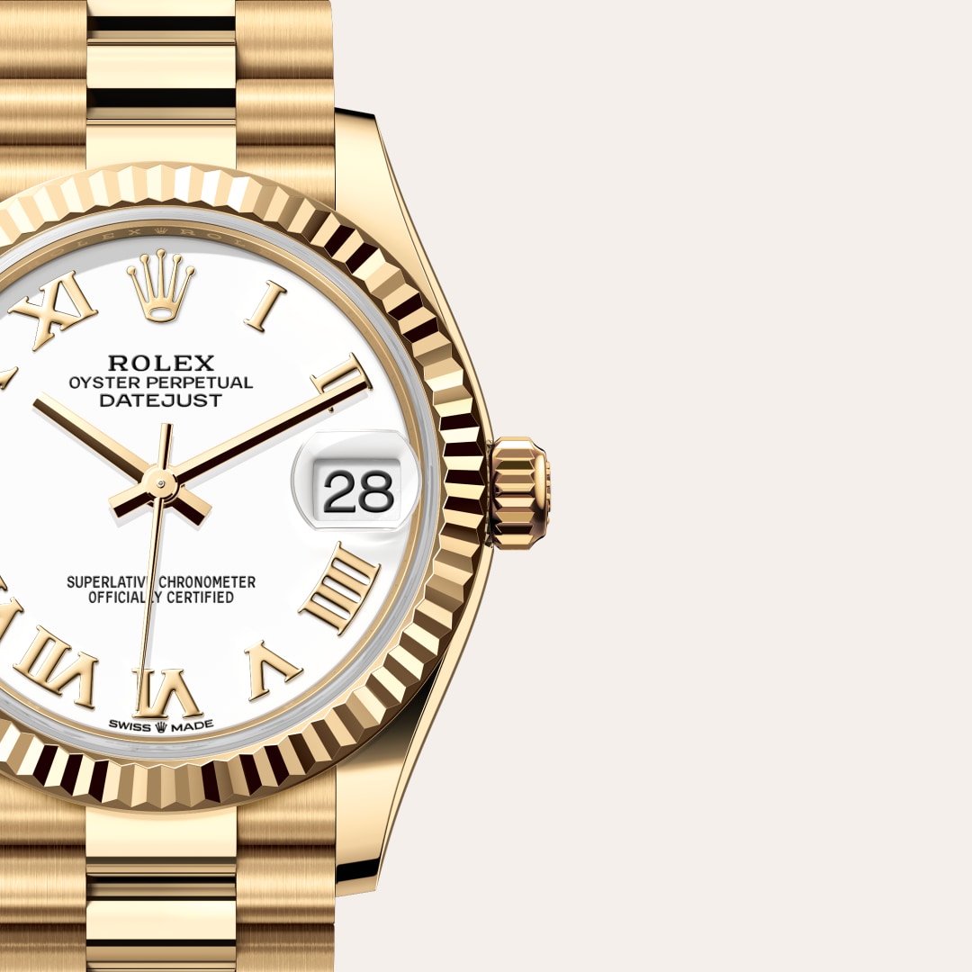 Rolex Datejust in 18 kt yellow gold, M278278-0020 - Orrs Jewelers
