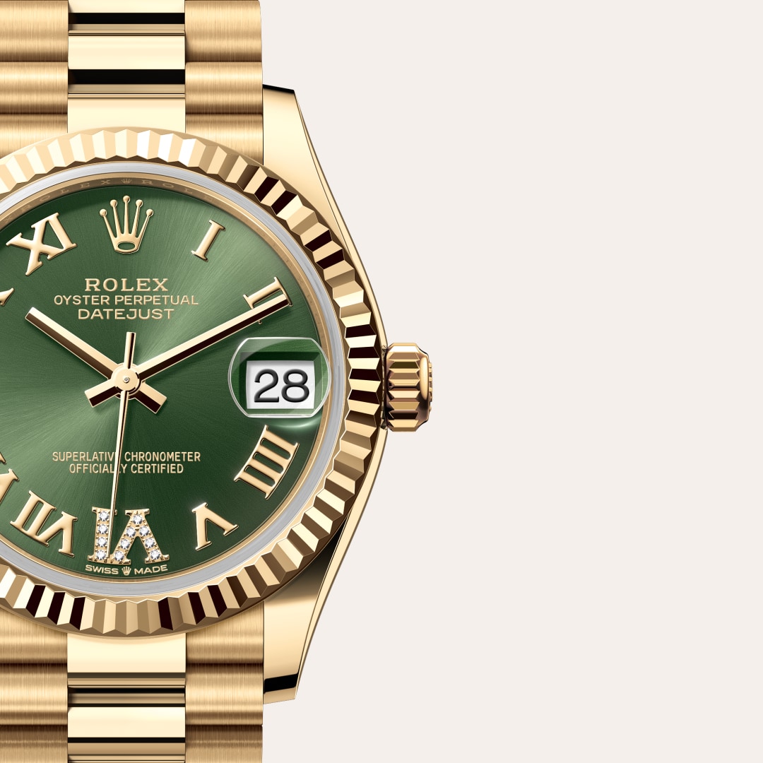 Rolex Datejust in 18 kt yellow gold, M278278-0030 - Lenox Jewelers