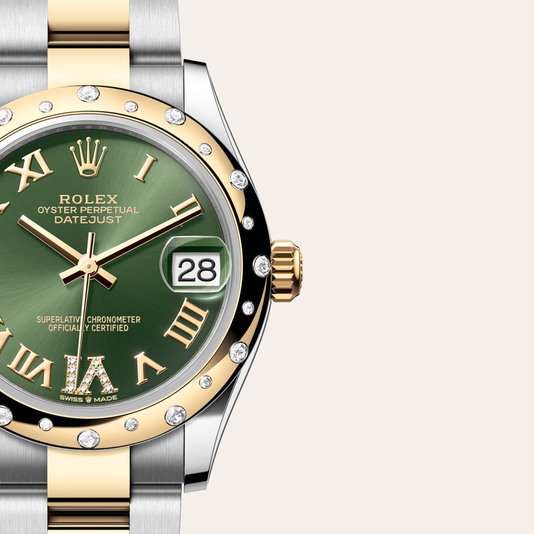Rolex Datejust in Yellow Rolesor - combination of Oystersteel and yellow gold, M278343RBR-0015 - Meierotto Jewelers