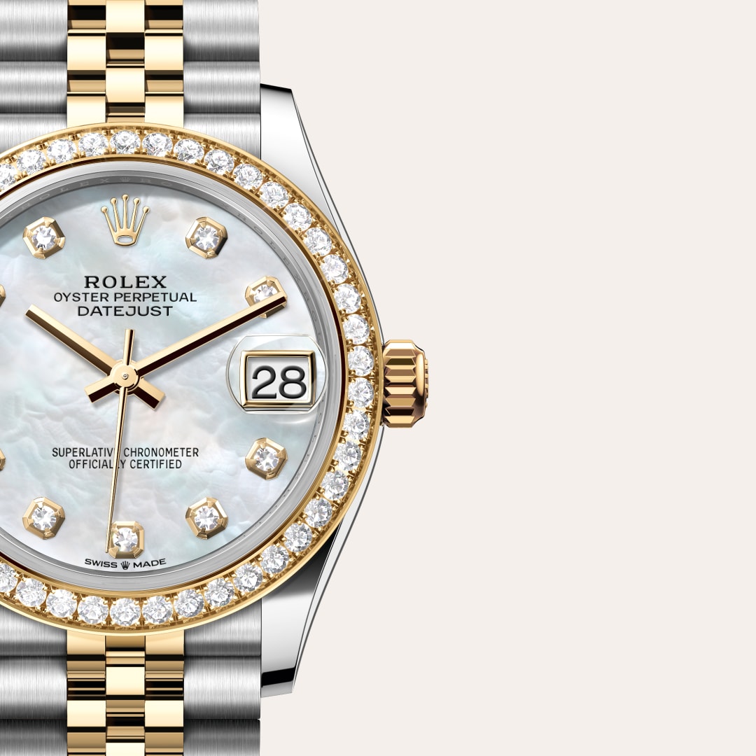 Rolex Datejust in Yellow Rolesor - combination of Oystersteel and yellow gold, M278383RBR-0028 - Orrs Jewelers