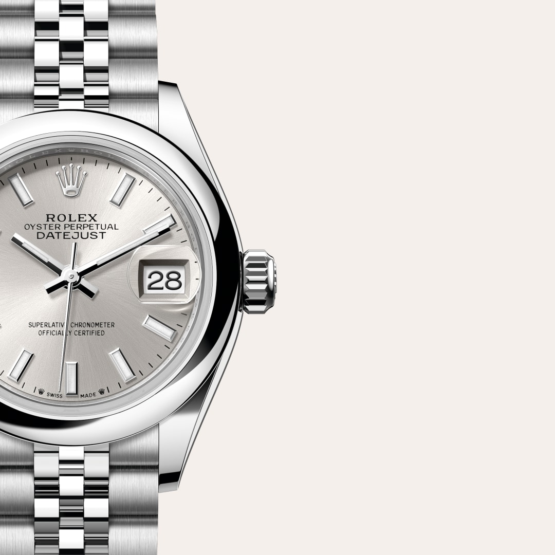 Rolex Lady-Datejust in Oystersteel, M279160-0005 - Clarkson Jewelers