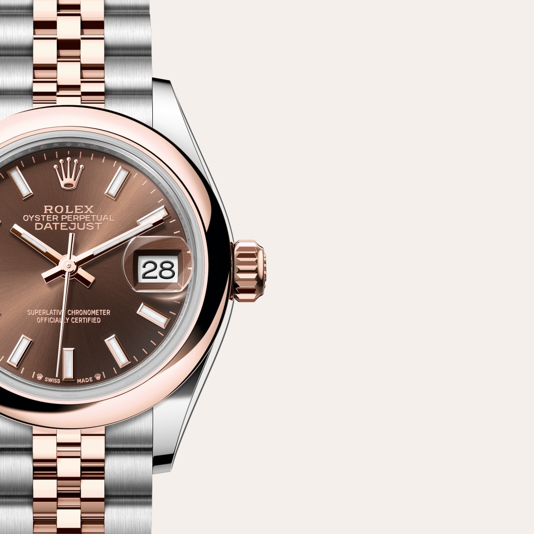 Rolex Lady-Datejust in Everose Rolesor - combination of Oystersteel and Everose gold, M279161-0017 - Little Switzerland