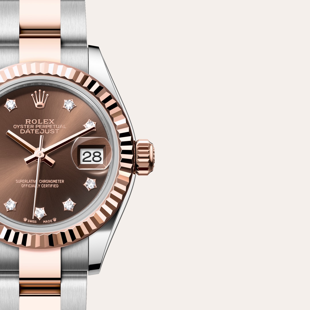Rolex Lady-Datejust in Everose Rolesor - combination of Oystersteel and Everose gold, M279171-0004 - Blakemans Jewelry