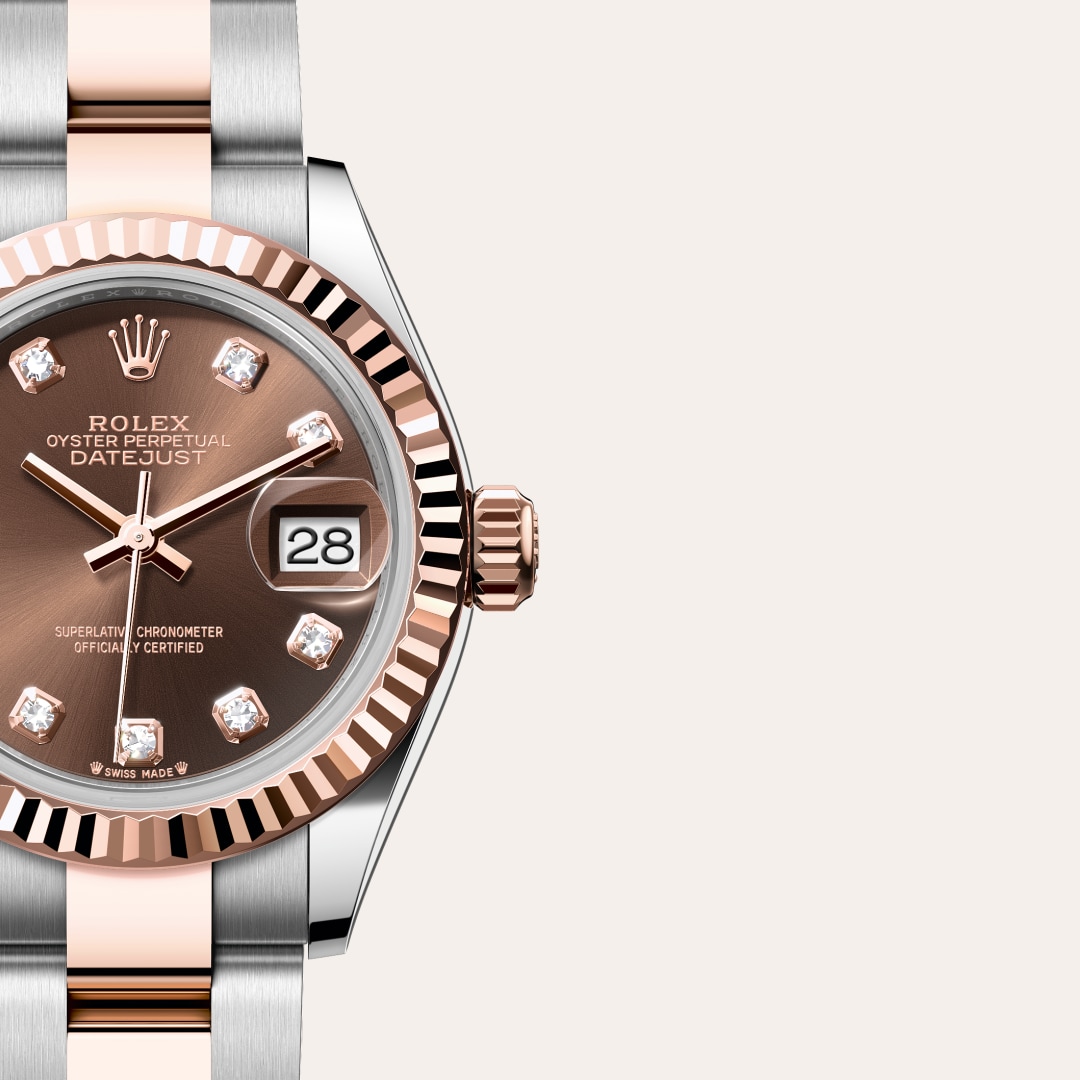 Rolex Lady-Datejust in Everose Rolesor - combination of Oystersteel and Everose gold, M279171-0012 - Blakemans Jewelry