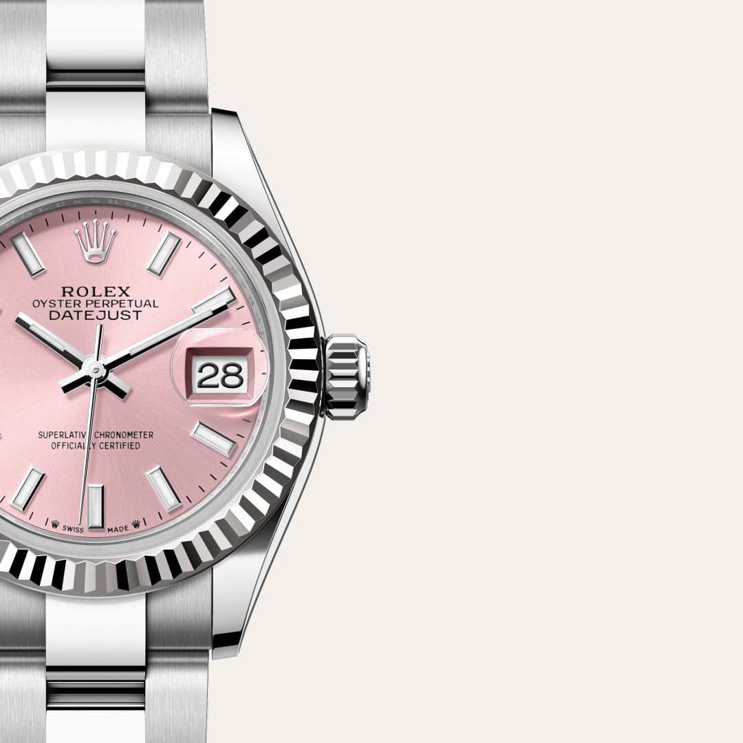 Rolex Lady-Datejust in White Rolesor - combination of Oystersteel and white gold, M279174-0002 - Walters & Hogsett