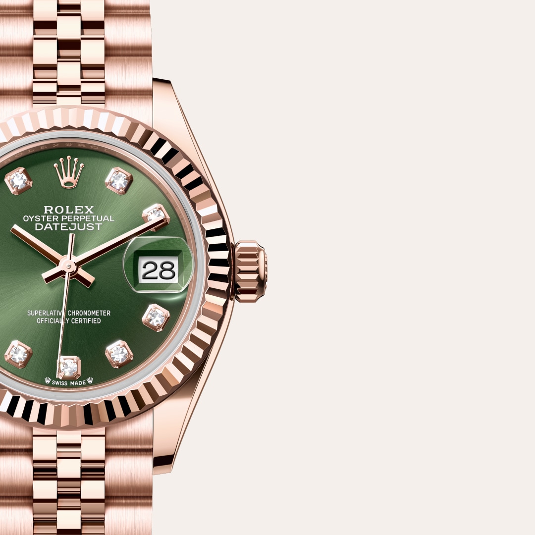 Rolex Lady-Datejust in 18 kt Everose gold, M279175-0013 - Walters & Hogsett