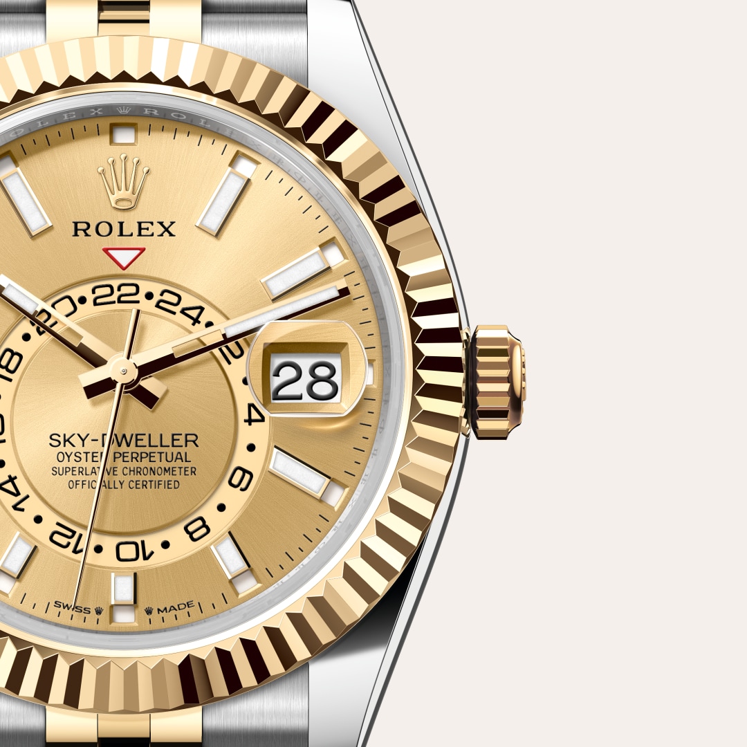 Rolex Sky-Dweller in Yellow Rolesor - combination of Oystersteel and yellow gold, M336933-0002 - Walters & Hogsett