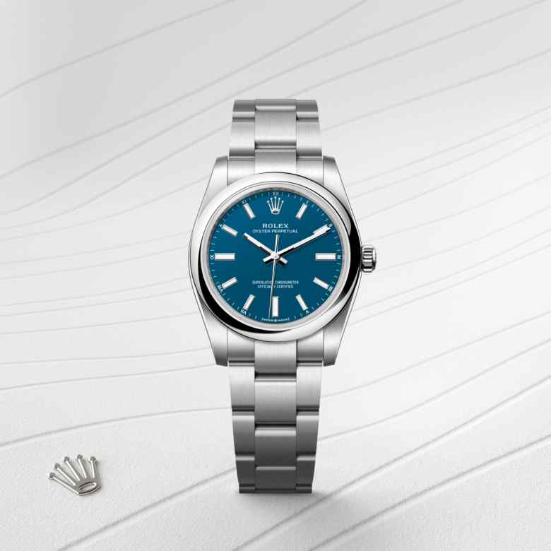 Rolex Oyster Perpetual in Oystersteel, M124200-0011 - Blakemans Jewelry