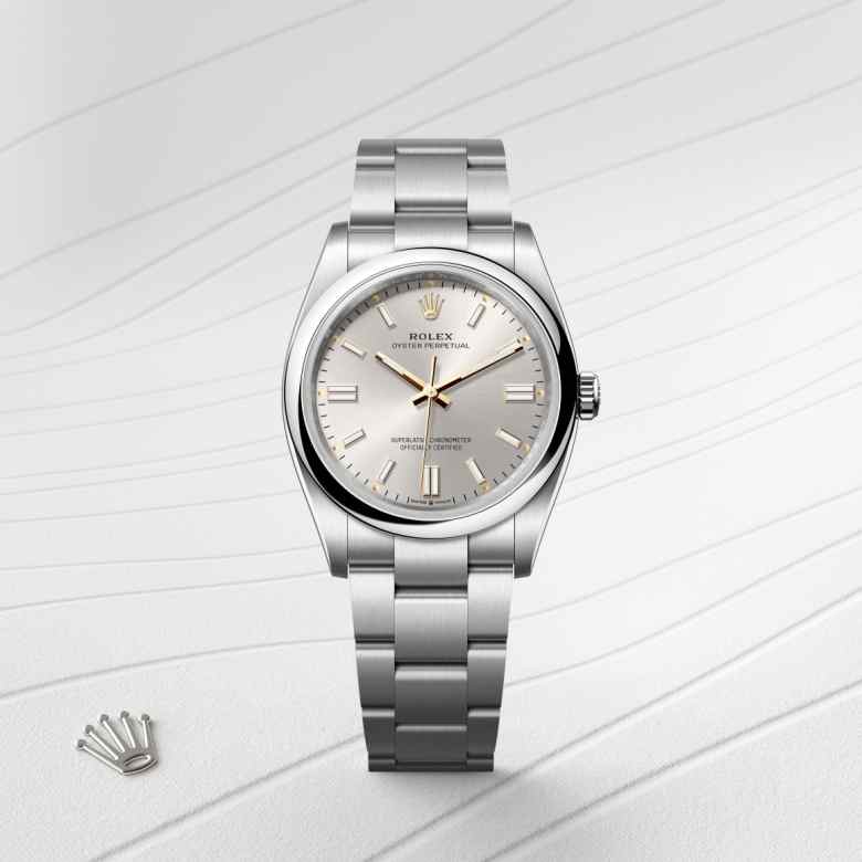 Rolex Oyster Perpetual in Oystersteel, M126000-0001 - Rolex Boutique Palo Alto