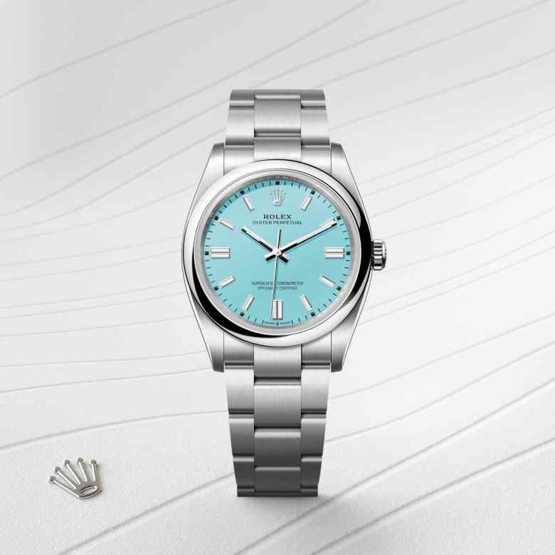 Rolex Oyster Perpetual in Oystersteel, M126000-0006 - Little Switzerland