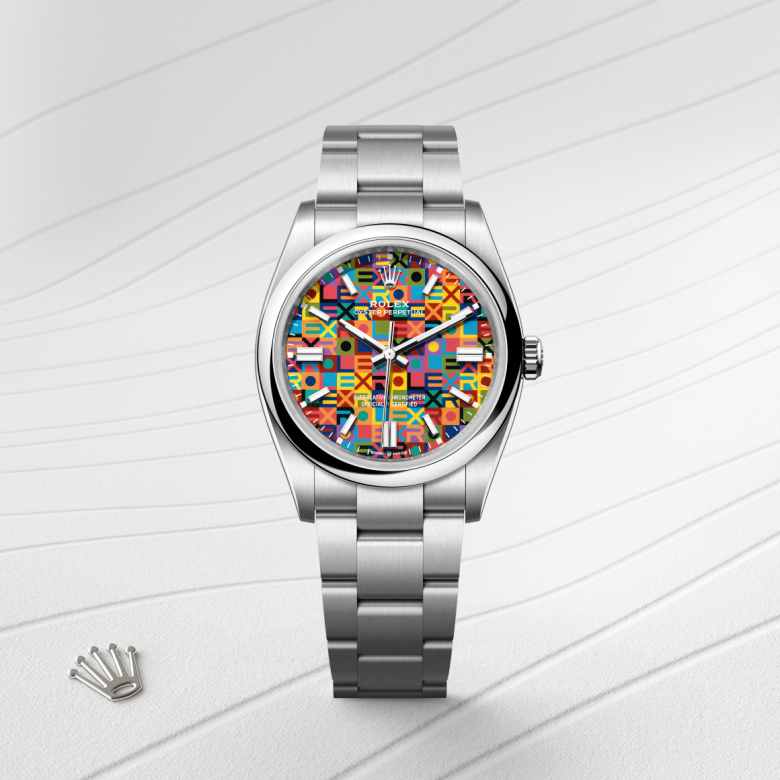 Rolex Oyster Perpetual in Oystersteel, M126000-0016 - Rolex Boutique Palo Alto